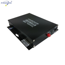 2ch fiber optical video transceiver single mode 20km